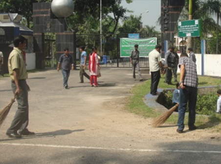 Cleanliness Drive around Office Premises #3